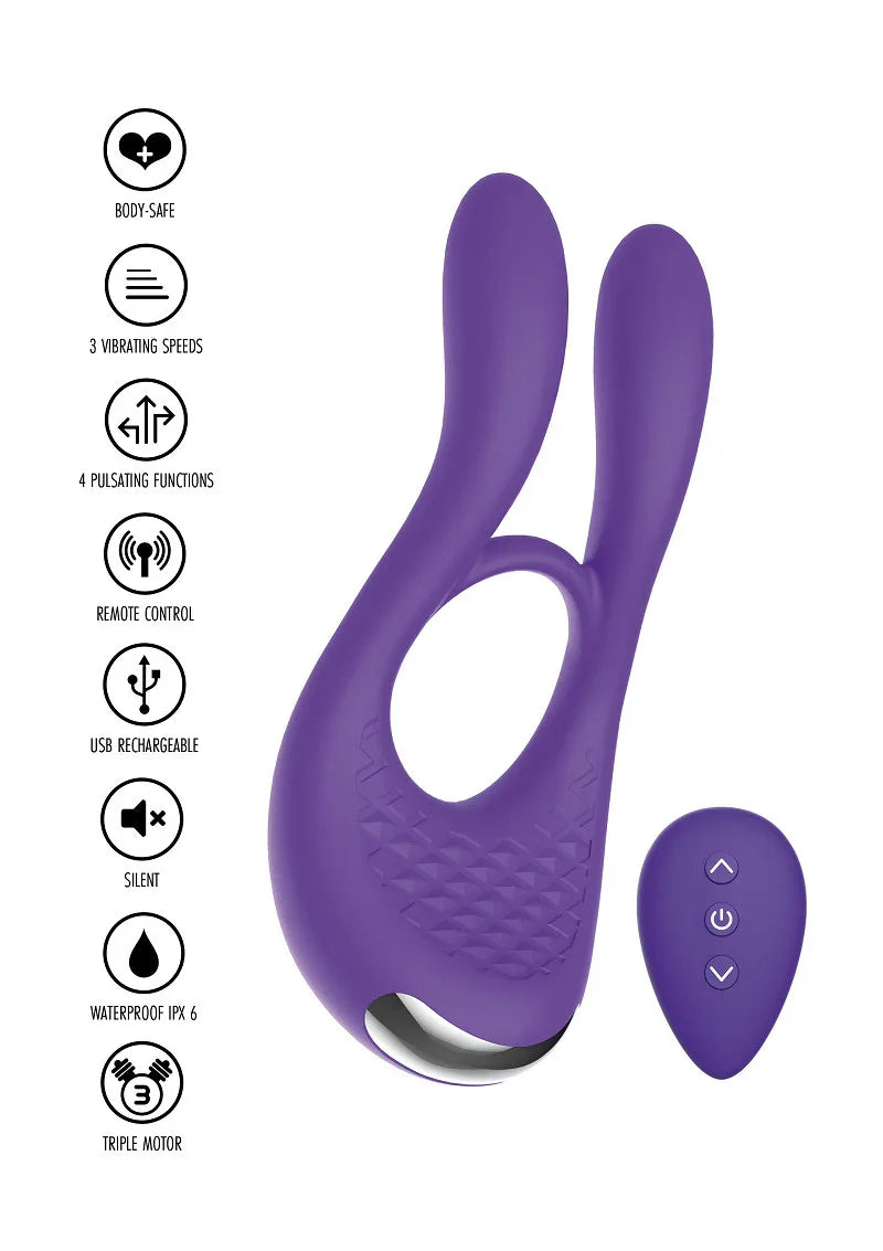 Joy Ride To Paradise C-Ring Remote by Toyjoy - Happytoys Sexshop: Toys for Feeling Happy & Easy π - Discreet geleverd