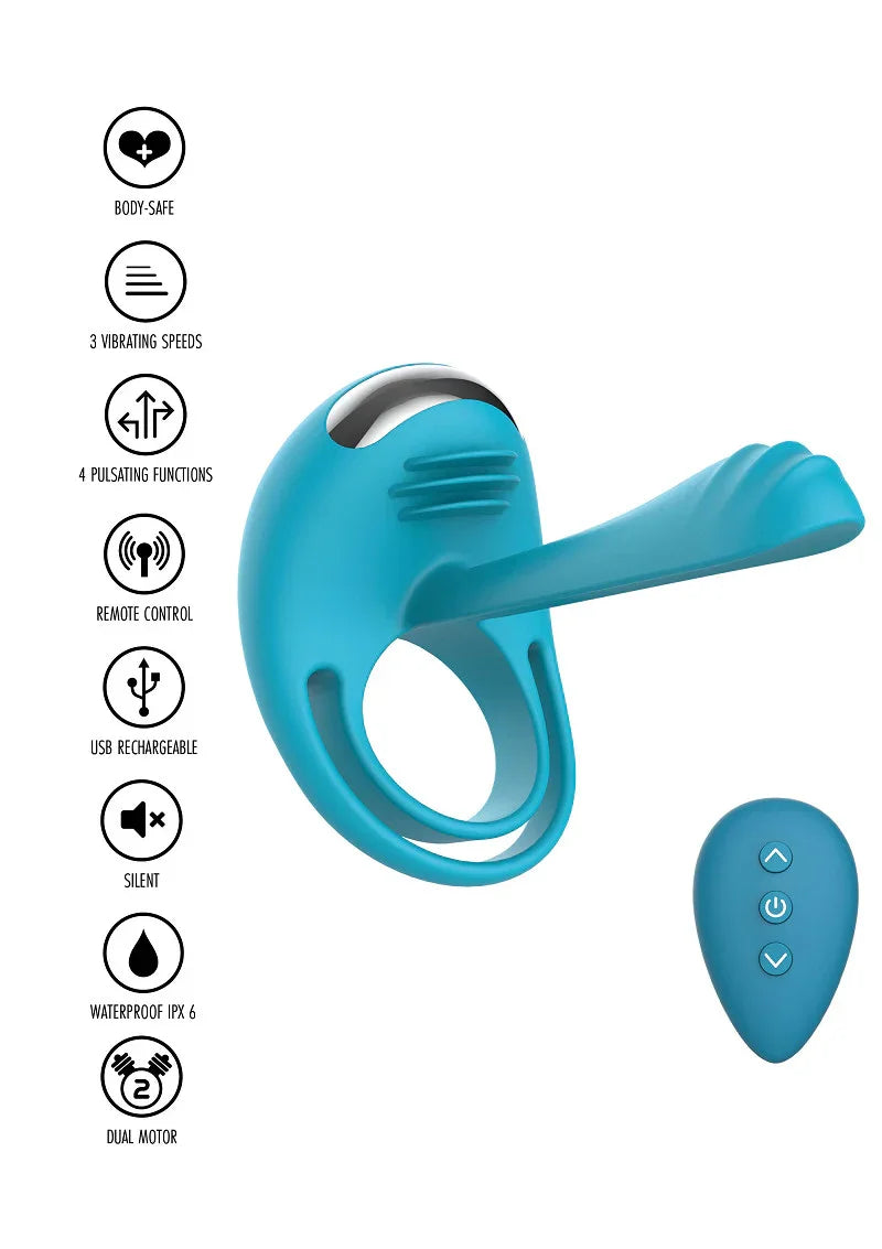 Passionate Joy Stick C-Ring Remote by ToyJoy - Happytoys Sexshop: Toys for Feeling Happy & Easy π - Discreet geleverd