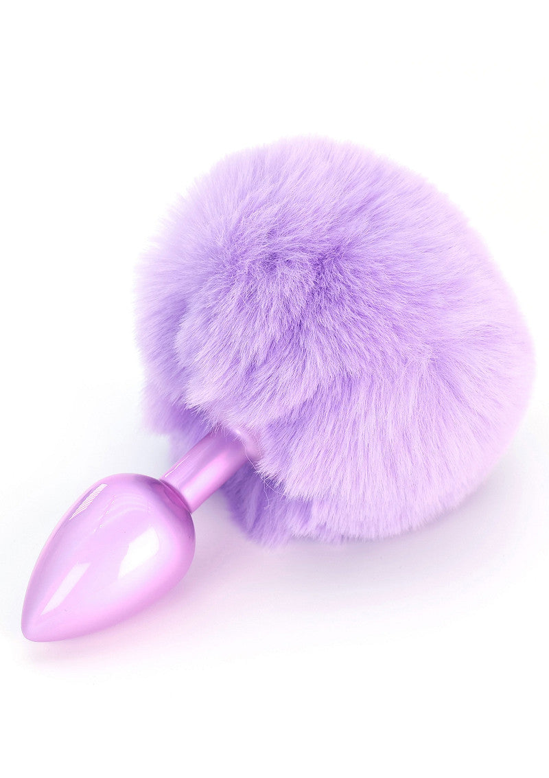Happiness Enchanting Bunnytail Buttplug purple by Toyjoy