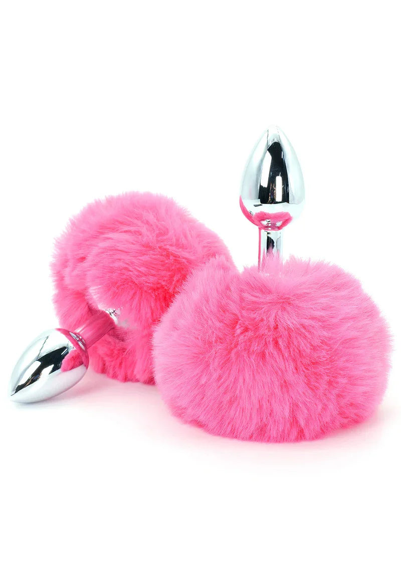 Happiness Enchanting Bunnytail Buttplug Pink By ToyJoy - Happytoys Sexshop: Toys for Feeling Happy & Easy 😊 - Discreet geleverd