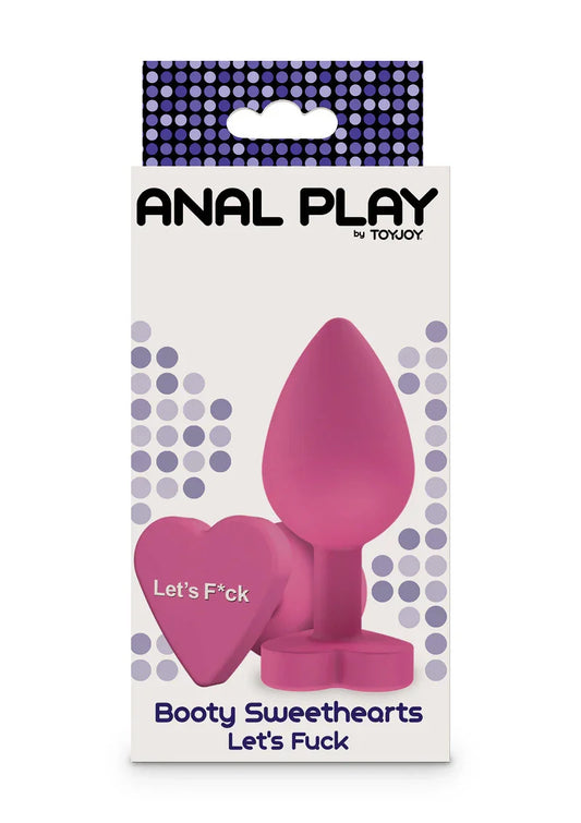 Let's Fuck Buttplug by Toyjoy - Happytoys Sexshop: Toys for Feeling Happy & Easy 😊 - Discreet geleverd