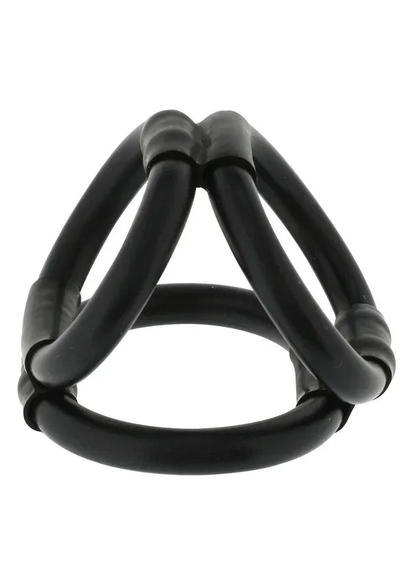 Tri Ring Cock Cage by Seven Creations - Happytoys Sexshop: Toys for Feeling Happy & Easy 😊 - Discreet geleverd