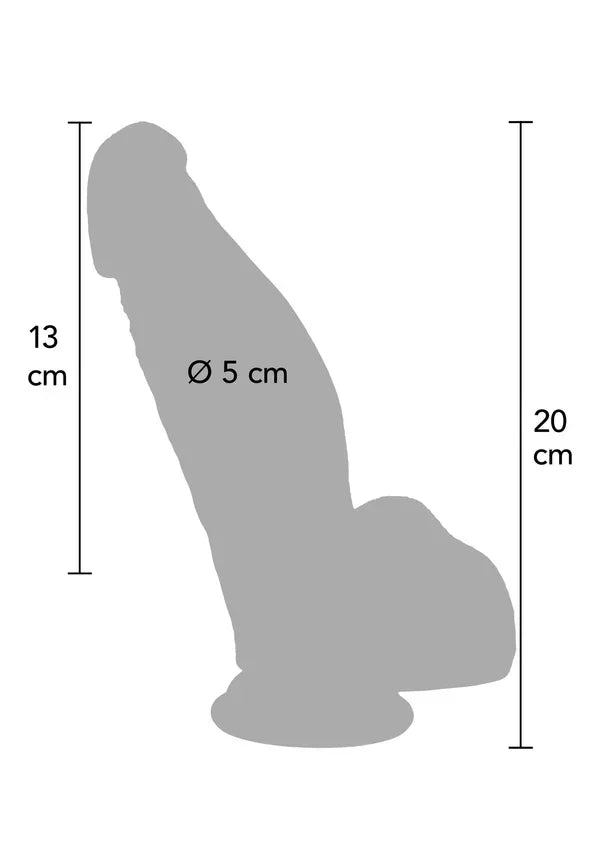 Ultra Realistic Dildo Silicone 18 cm by Hidden Desire - Happytoys Sexshop: Toys for Feeling Happy & Easy 😊 - Discreet geleverd