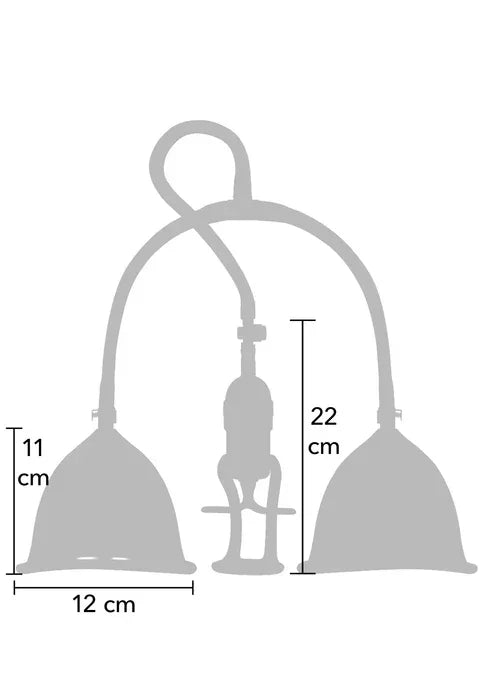 Vacuum Breast Pleasure Pump M/L by She.E.O.