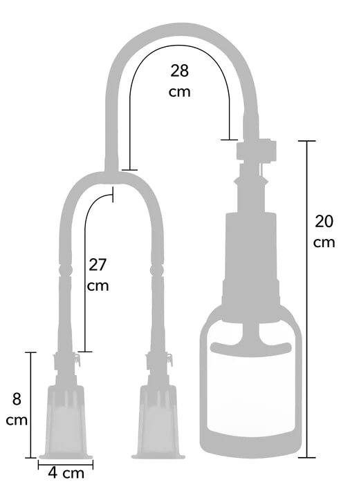 Vacuum Nipple Pleasure Pump M/L by She.E.O.
