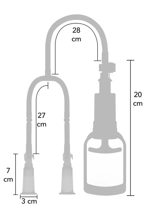 Vacuum Nipple Pleasure Pump S/M by She.E.O.