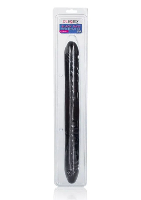 Veined Double Dong 18 inch Light Skin Tone by CalExotics - Happytoys Sexshop: Toys for Feeling Happy & Easy 😊 - Discreet geleverd