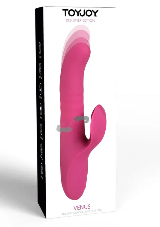 Venus Thrusting-Rotating Vibe by ToyJoy - Happytoys Sexshop: Toys for Feeling Happy & Easy š - Discreet geleverd
