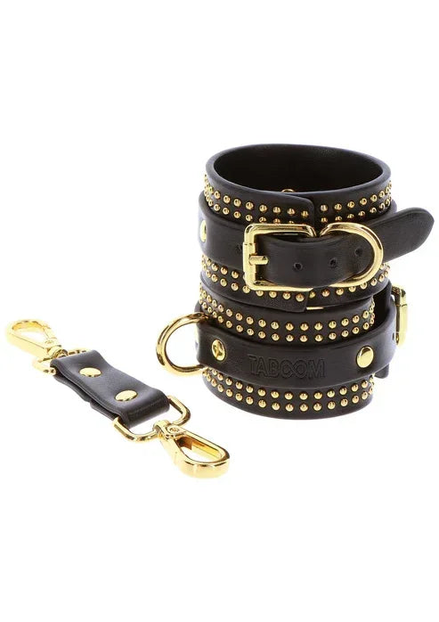 Vogue Studded Wrist Cuffs Set by Taboom - Happytoys Sexshop: online sex shop for Feeling Happy & Easy 😊 - Discreet geleverd
