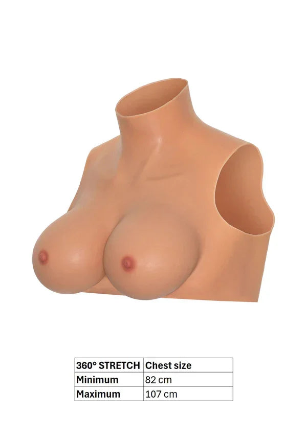 Wearable Breasts Shirt D Cup by Hidden Desire - Happytoys Sexshop: Toys for Feeling Happy & Easy π - Discreet geleverd