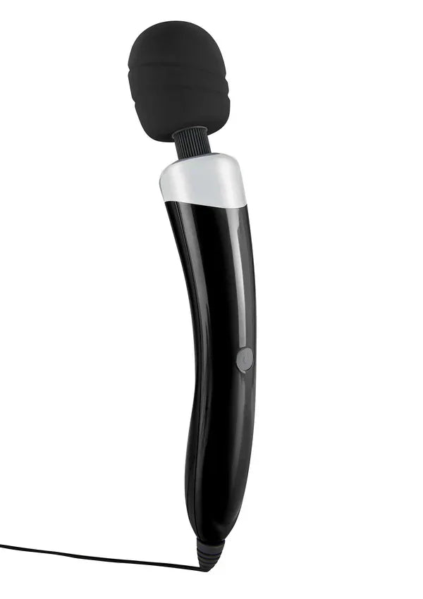 Wonder Wand Massager Black by ToyJoy - Happytoys Sexshop: Toys for Feeling Happy & Easy 😊 - Discreet geleverd