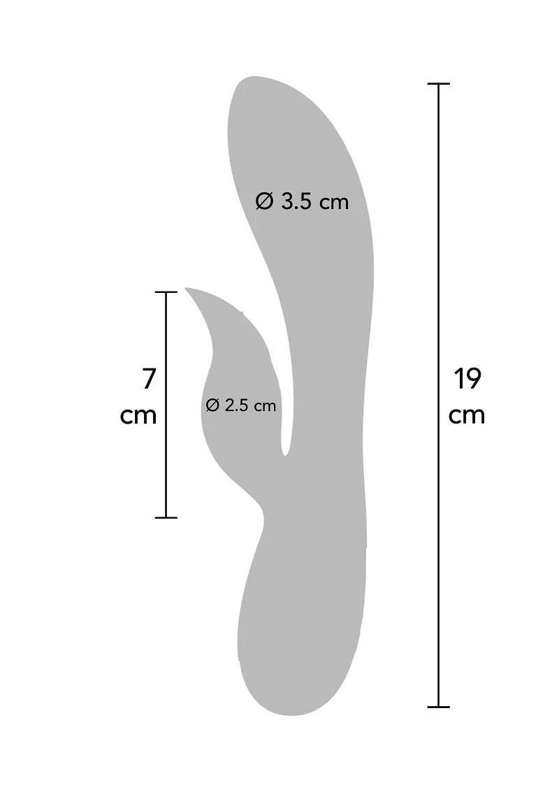 Unchained Love G-Spot Rabbit Vibrator by Xocoon - Happytoys Sexshop: Toys for Feeling Happy & Easy π - Discreet geleverd