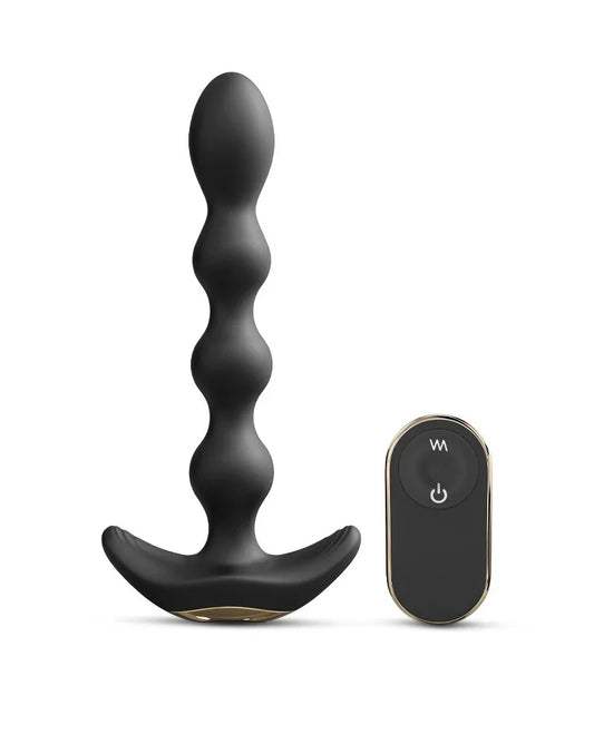 Dorcel - Flexi Balls - Anale Vibrator met Afstandsbediening - Zwart - Happytoys Sexshop: Toys for Feeling Happy & Easy 😊 - Discreet geleverd