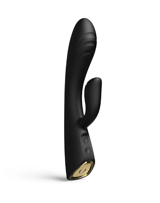 Dorcel - Flexi Rabbit - Verwarmde Rabbit Vibrator - Zwart - Happytoys Sexshop: Toys for Feeling Happy & Easy 😊 - Discreet geleverd