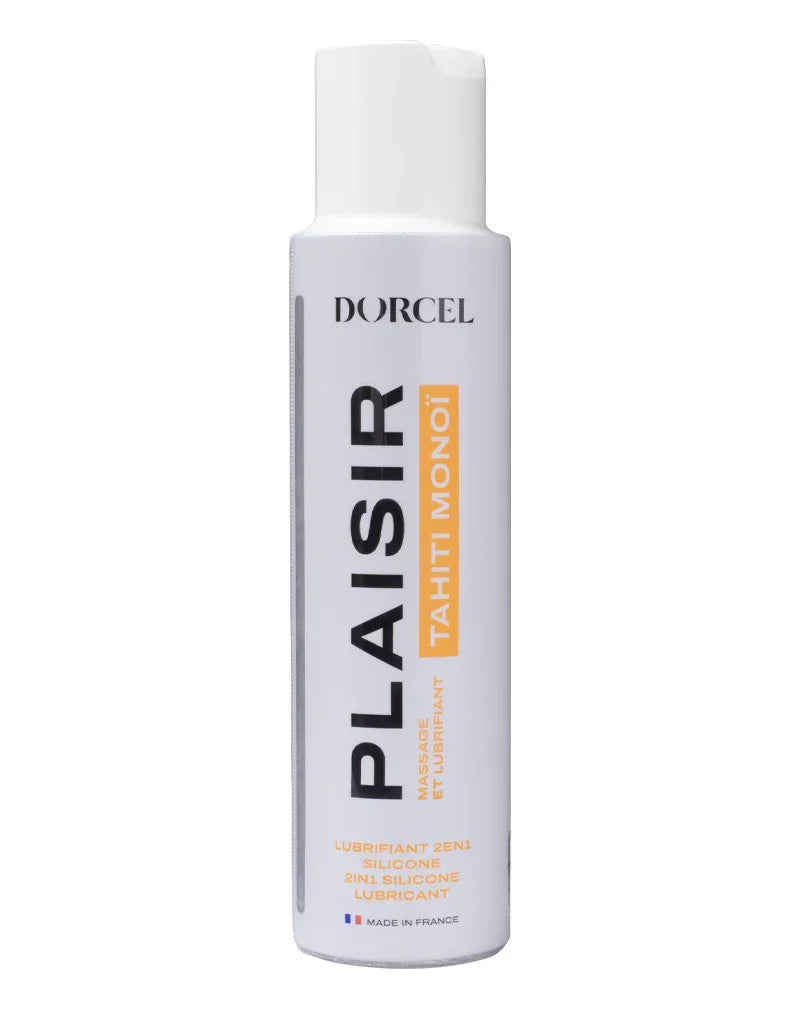 Dorcel - Plaisir Tahiti Monoi - 2-in-1 Massageolie & Siliconen Glijmiddel - 100 ml - Happytoys Sexshop: Toys for Feeling Happy & Easy 😊 - Discreet geleverd