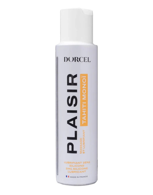 Dorcel - Plaisir Tahiti Monoi - 2-in-1 Massageolie & Siliconen Glijmiddel - 100 ml - Happytoys Sexshop: Toys for Feeling Happy & Easy 😊 - Discreet geleverd