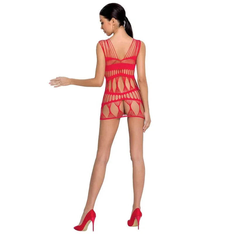 PASSION - WOMAN BS089 RED BODYSTOCKING ONE SIZE - Happytoys Sexshop: online sex shop for Feeling Happy & Easy π - Discreet geleverd