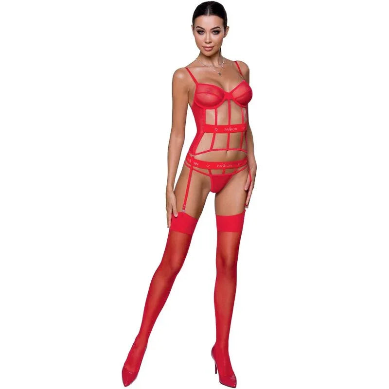 PASSION - KYOUKA CORSET RED S/M - Happytoys Sexshop: online sex shop for Feeling Happy & Easy π - Discreet geleverd