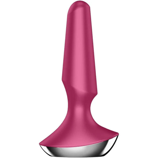 SATISFYER - PLUG ILICIOUS 2 PLUG VIBRATOR BERRY - Happytoys Sexshop: online sex shop for Feeling Happy & Easy π - Discreet geleverd