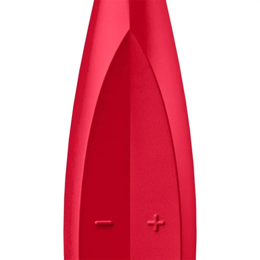SATISFYER - TWIRLING FUN TIP VIBRATOR RED - Happytoys Sexshop: online sex shop for Feeling Happy & Easy π - Discreet geleverd