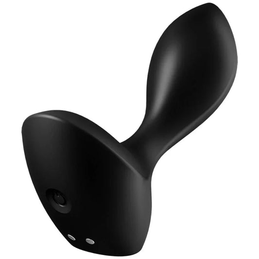 SATISFYER - BACKDOOR LOVER VIBRATING PLUG BLACK - Happytoys Sexshop: online sex shop for Feeling Happy & Easy π - Discreet geleverd