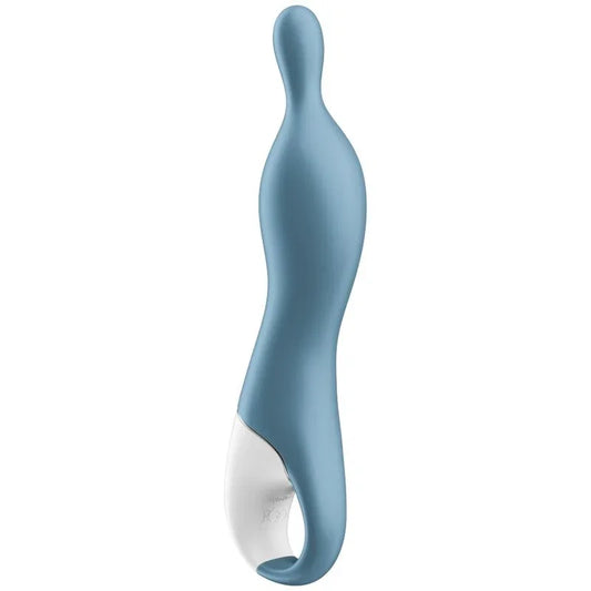 SATISFYER - AMAZING 1 ASPOT VIBRATOR BLUE - Happytoys Sexshop: online sex shop for Feeling Happy & Easy π - Discreet geleverd