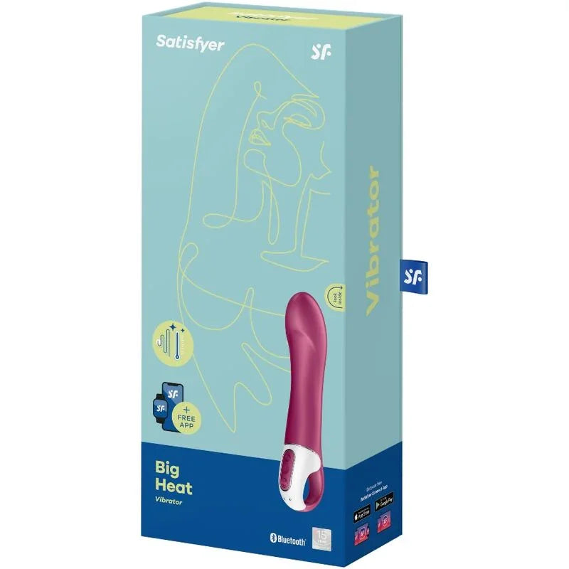 SATISFYER - BIG HEAT GSPOT VIBRATOR - Happytoys Sexshop: online sex shop for Feeling Happy & Easy π - Discreet geleverd