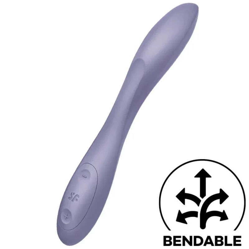 SATISFYER - G-SPOT FLEX 2 MULTI VIBRATOR PURPLE - Happytoys Sexshop: online sex shop for Feeling Happy & Easy π - Discreet geleverd