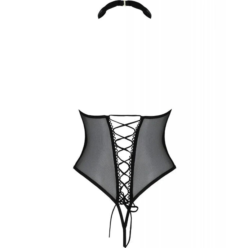 PASSION - TRISHA OPEN BODY BLACK S/M - Happytoys Sexshop: online sex shop for Feeling Happy & Easy π - Discreet geleverd