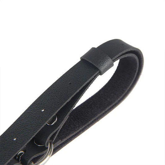 SUBBLIME - LEATHER BELT HARNESS BLACK ONE SIZE - Happytoys Sexshop: online sex shop for Feeling Happy & Easy 😊 - Discreet geleverd