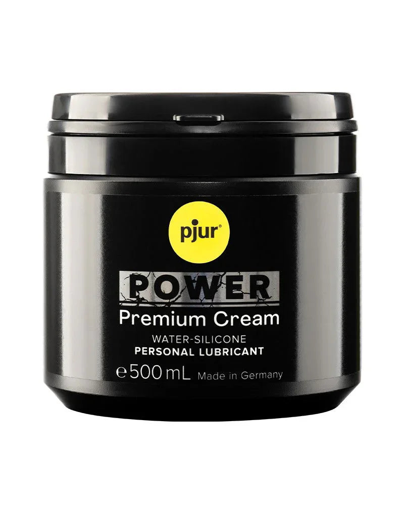 pjur - Power Premium Creme - Hybride Glijmiddel - 500 ml - Happytoys Sexshop: Toys for Feeling Happy & Easy 😊 - Discreet geleverd