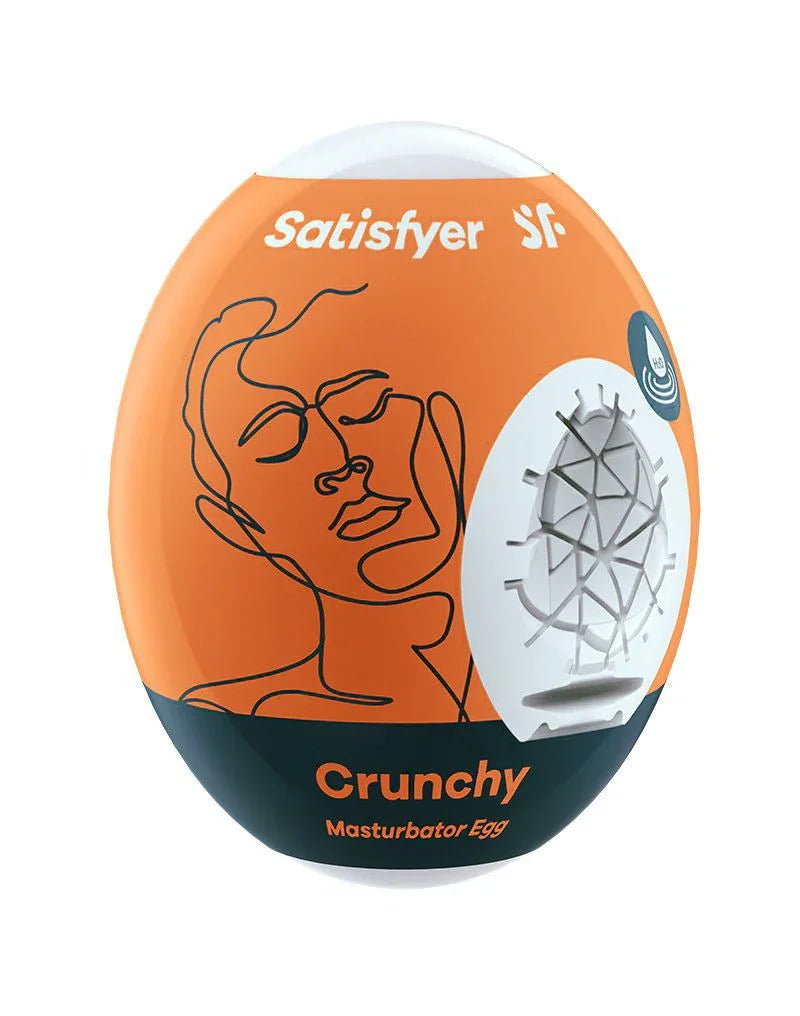 Satisfyer - Crunchy - Mini Masturbator - Happytoys Sexshop: Toys for Feeling Happy & Easy 😊 - Discreet geleverd
