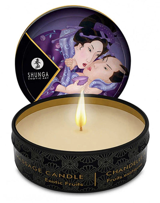 Shunga - Mini Massagekaars - Exotic Fruits - 30 ml - Happytoys Sexshop: Toys for Feeling Happy & Easy 😊 - Discreet geleverd