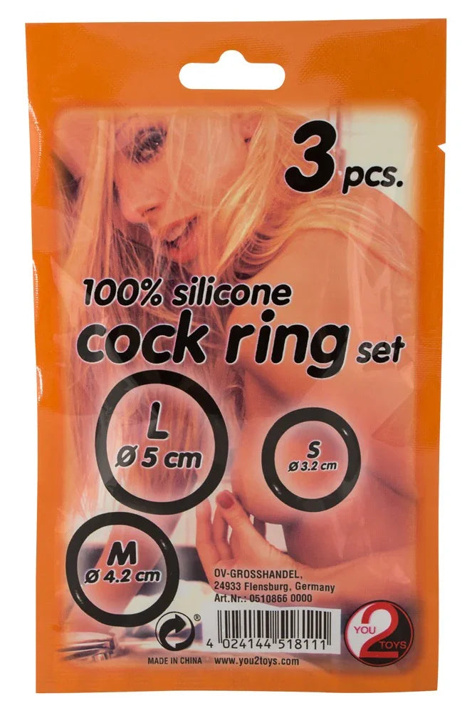 Cock Ring Trio - Happytoys Sexshop: Toys for Feeling Happy & Easy 😊 - Discreet geleverd
