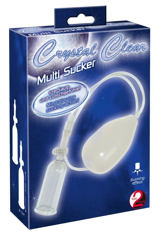 Crystal Clear Multisucker - Happytoys Sexshop: Toys for Feeling Happy & Easy 😊 - Discreet geleverd