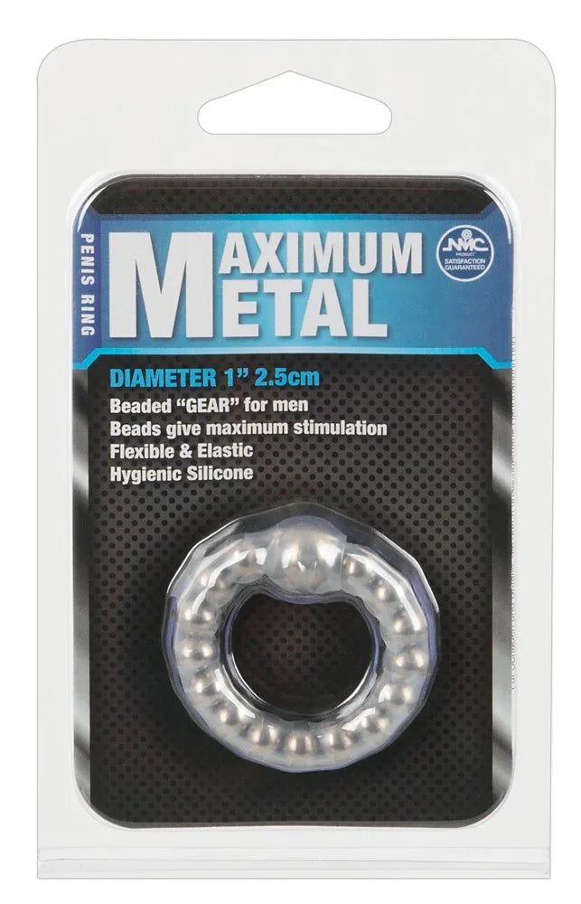 Maximum Metal Ring - Happytoys Sexshop: Toys for Feeling Happy & Easy 😊 - Discreet geleverd