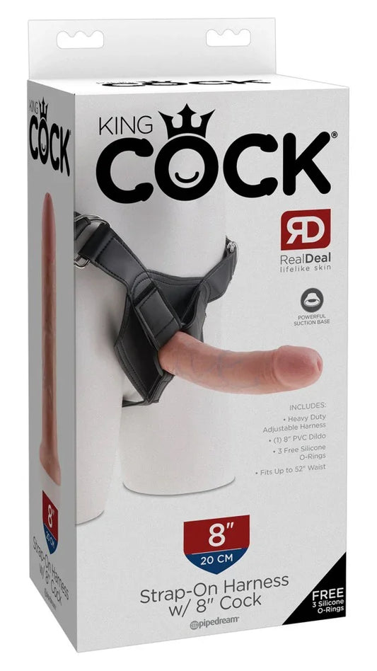 Strap-on with 8 Inch - Happytoys Sexshop: Toys for Feeling Happy & Easy 😊 - Discreet geleverd