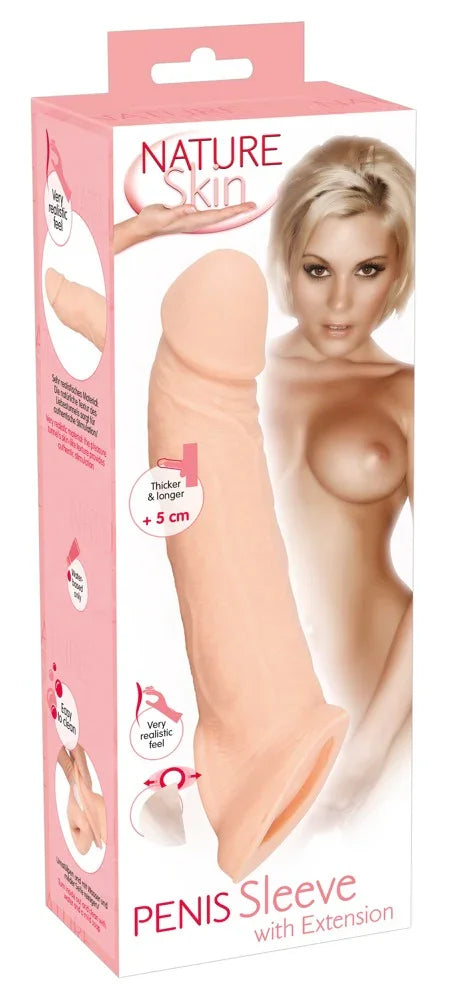 Penis Sleeve with Extension - Happytoys Sexshop: Toys for Feeling Happy & Easy 😊 - Discreet geleverd