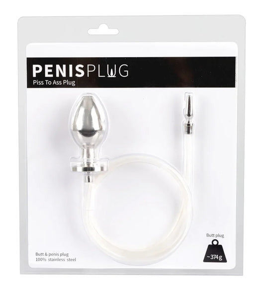 Piss to Ass Plug - Happytoys Sexshop: Toys for Feeling Happy & Easy 😊 - Discreet geleverd