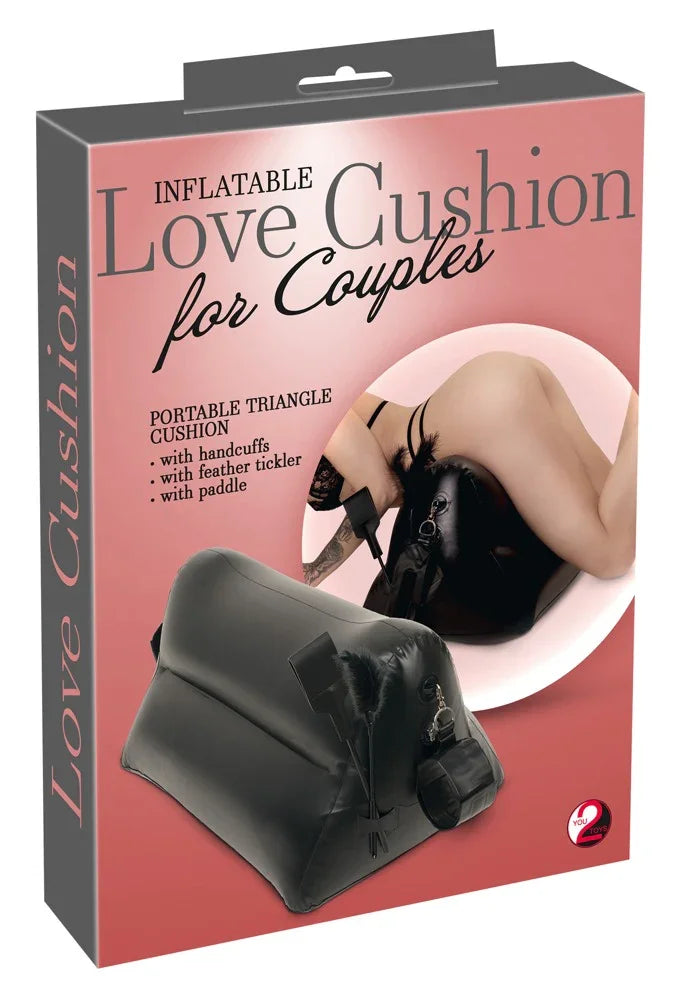 Inflatable Love Cushion for Couples - Portable Triangle Chushion - Happytoys Sexshop: Toys for Feeling Happy & Easy 😊 - Discreet geleverd