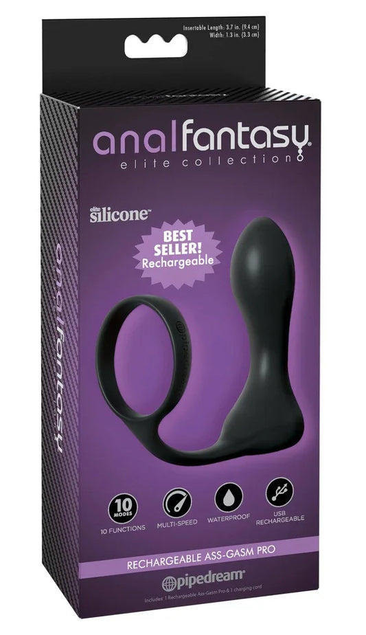 Rechargeable Ass-Gasm Pro - Happytoys Sexshop: Toys for Feeling Happy & Easy 😊 - Discreet geleverd