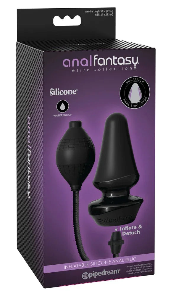 Inflatable Silicone Anal Plug - Happytoys Sexshop: Toys for Feeling Happy & Easy 😊 - Discreet geleverd