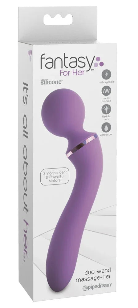 Duo Wand Massage-Her - Happytoys Sexshop: Toys for Feeling Happy & Easy 😊 - Discreet geleverd