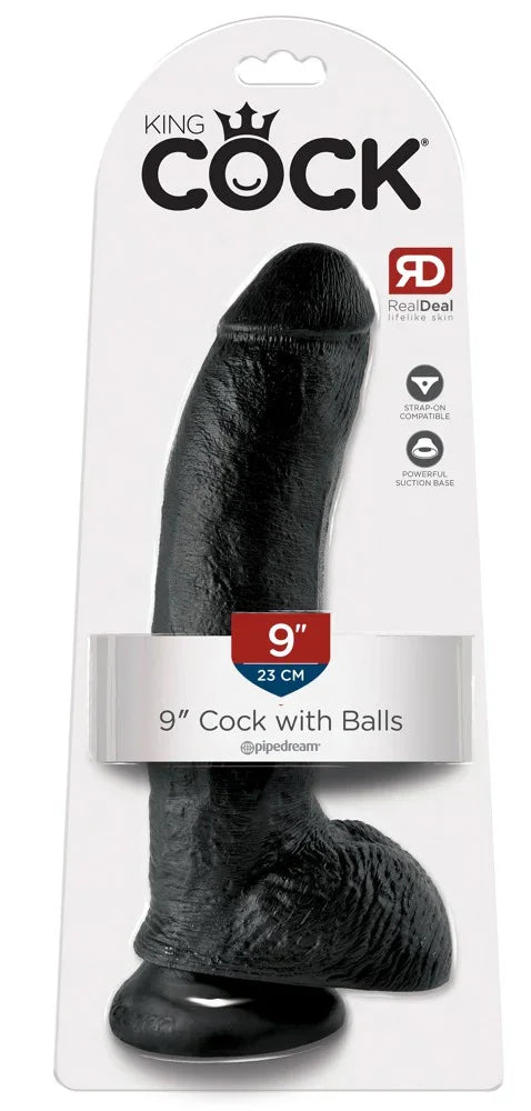 Cock 9" with Balls - Happytoys Sexshop: Toys for Feeling Happy & Easy 😊 - Discreet geleverd