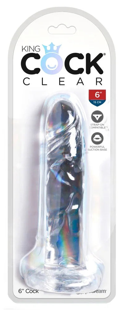 Cock 6 Clear - Happytoys Sexshop: Toys for Feeling Happy & Easy 😊 - Discreet geleverd