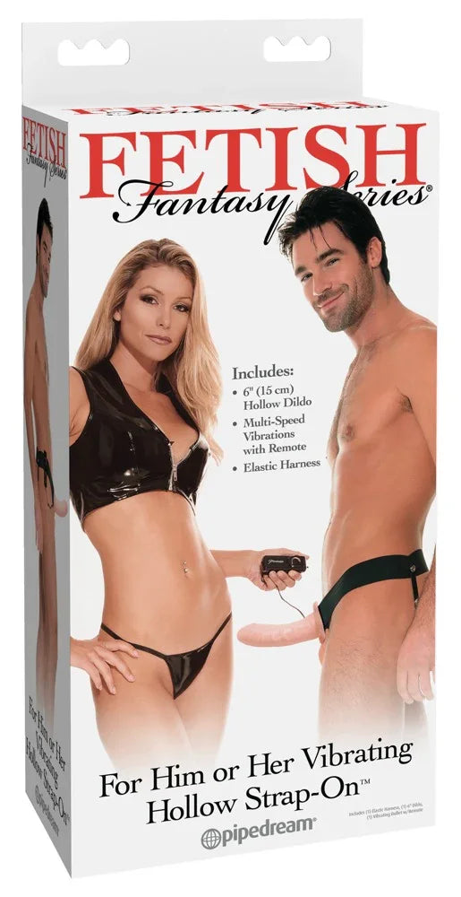 Vibrating Hollow Strap-On - Happytoys Sexshop: Toys for Feeling Happy & Easy 😊 - Discreet geleverd