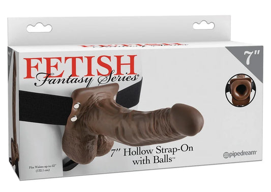 Hollow Strap-on with Balls - Happytoys Sexshop: Toys for Feeling Happy & Easy 😊 - Discreet geleverd