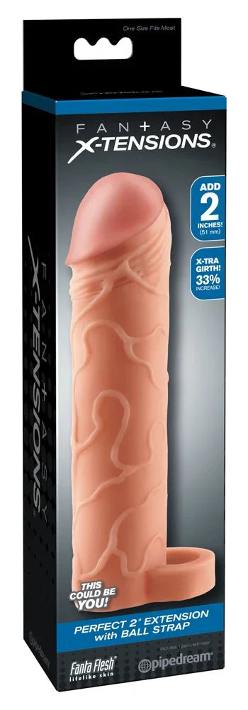 Perfect 2" Extension with Ball Strap - Happytoys Sexshop: Toys for Feeling Happy & Easy 😊 - Discreet geleverd