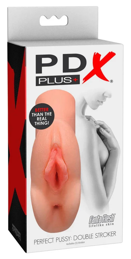 Perfect Pussy: Double Stroker - Happytoys Sexshop: Toys for Feeling Happy & Easy 😊 - Discreet geleverd
