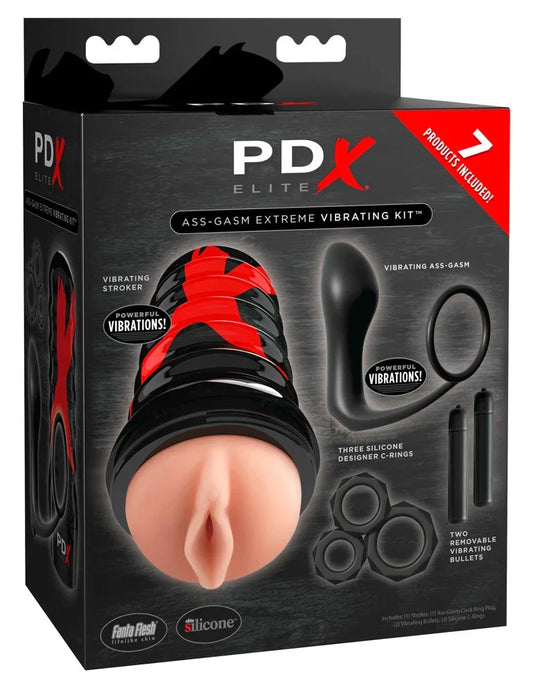 Ass-gasm Extreme Vibrating Kit - Happytoys Sexshop: Toys for Feeling Happy & Easy 😊 - Discreet geleverd